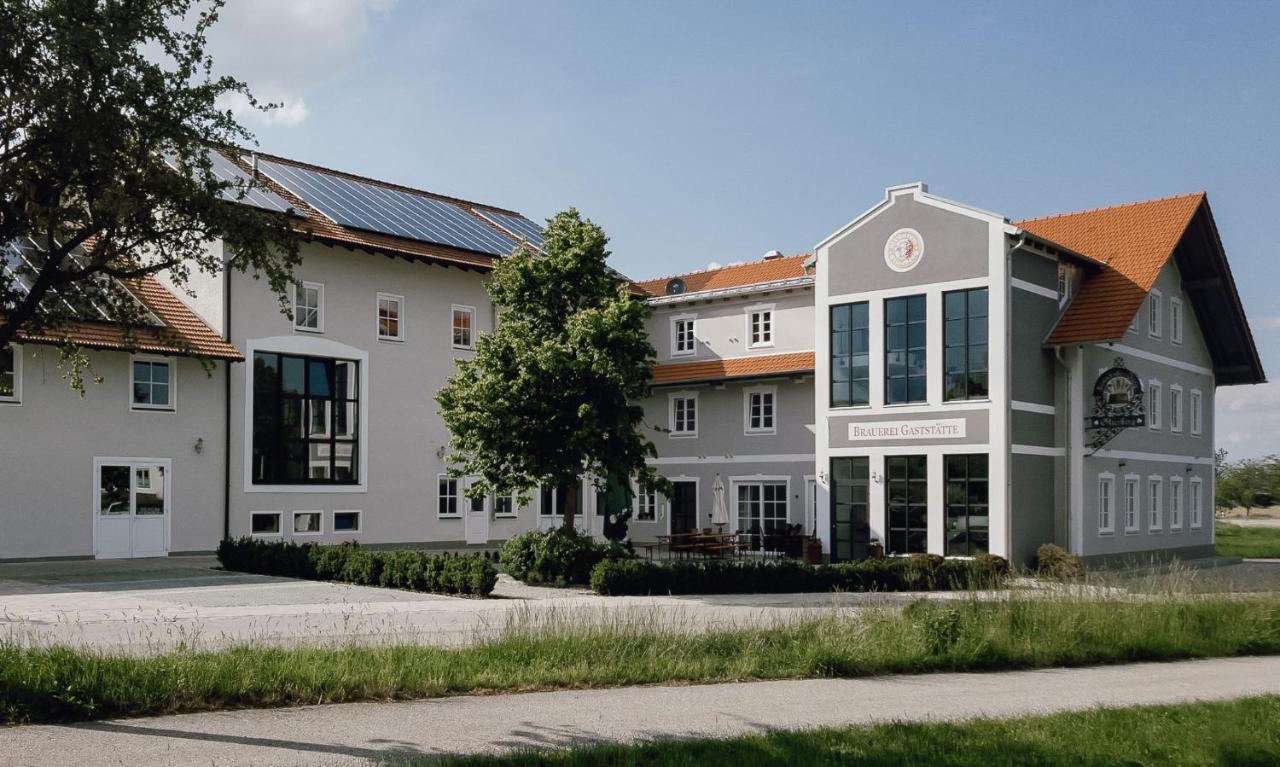 Brauerei Gaststaette Stierberg Hotel Obertaufkirchen Buitenkant foto